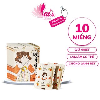  Combo 10 Miếng Giữ Nhiệt Cầm Tay WECAN Túi Sưởi Ấm Tay Dùng Một Lần Chống Lạnh Làm Ấm Cơ Thể 