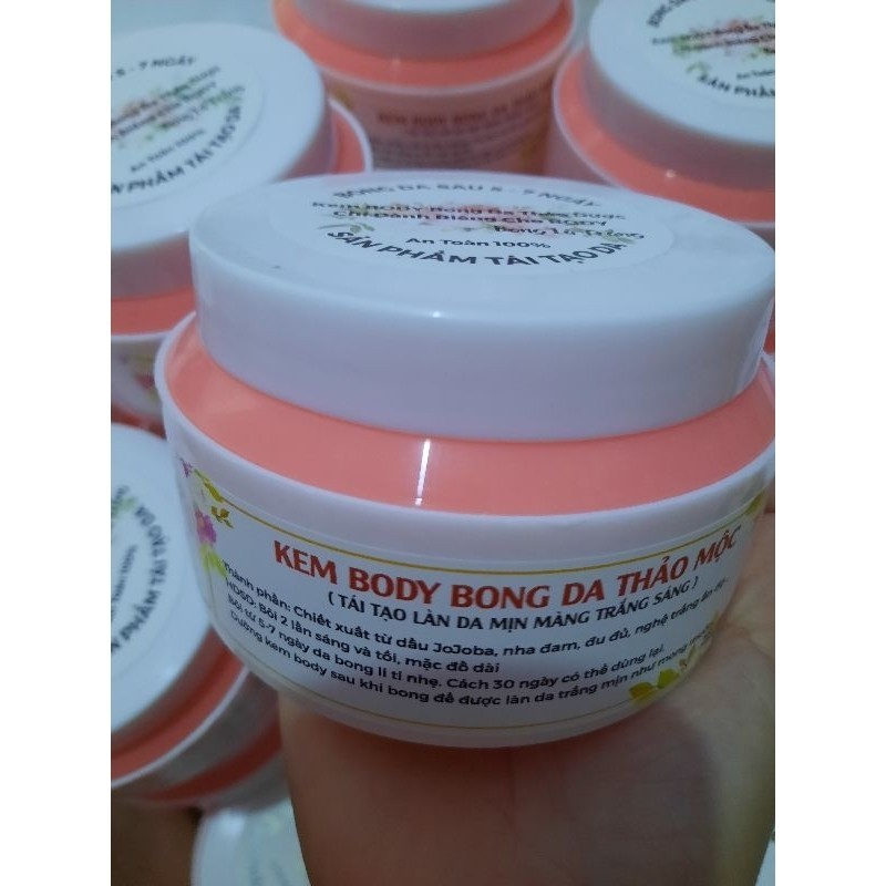 Kem body bong da tái tạo toàn thân bong nhanh sau 5 ngày
