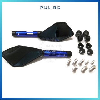 Gương xe máy mini thời trang Rizoma 5 cạnh màu cán đẹp lắp trái phải cho Wave AB SH SH Mode Airblade...