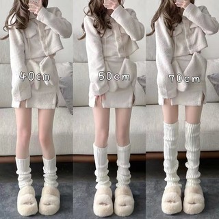 Tất Ống Chân Dệt Kim Phong Cách Nhật Bản Ngọt Ngào Thời Trang Mùa Xuân Thu Cho Nữ