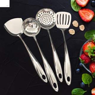 Bộ Muôi canh và Xẻng chiên xào Inox Cao Cấp Malicook [XẢ KHO, FREESHIP]