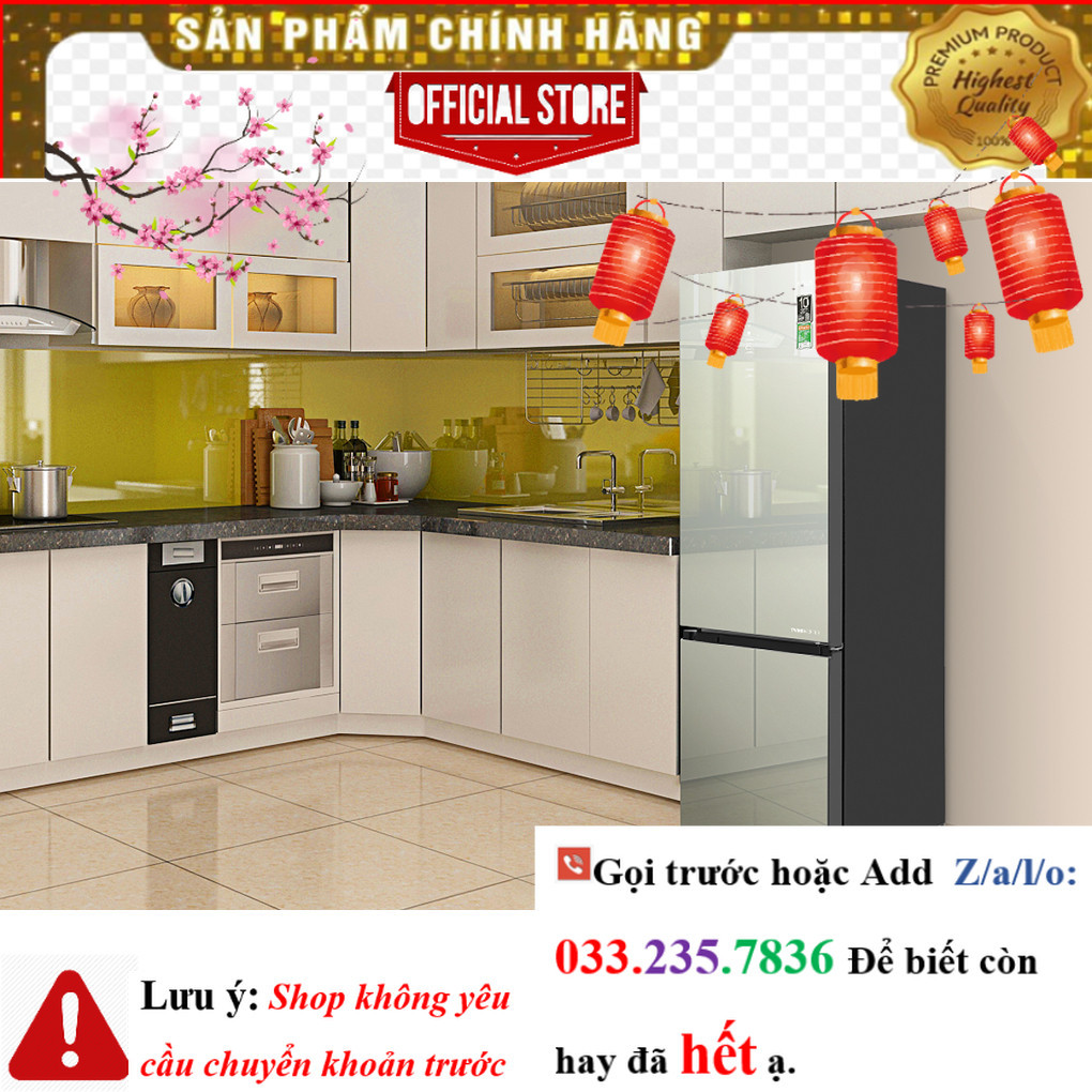 Tủ lạnh Aqua Inverter 292 lít AQR-B350MA(GM) <NEw<