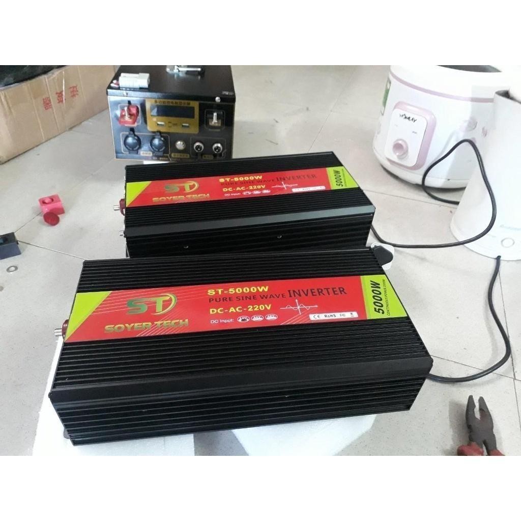 Bộ chuyển đổi 24V lên 220v -5000W  inveter sóng sine chuẩn -STR CHUYỂN ĐỔI 24V LÊN 220V