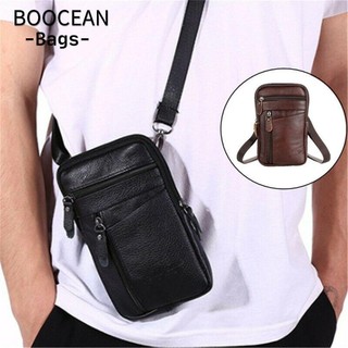 BOOCEAN Túi đeo vai Gói điện thoại nhỏ bằng da đa chức năng