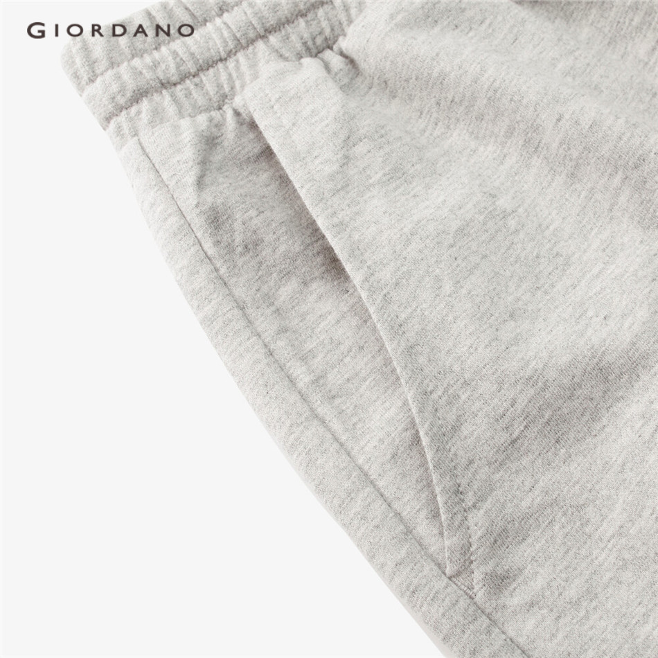 GIORDANO WOMEN Elastic waist loose cotton shorts 13403242