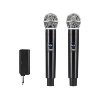 Micro Không Dây Một Cho Hai 58 Hội Nghị Cầm Tay Gia Đình Trực Tiếp KTV Sân Khấu Chuyên Nghiệp K Song 2.4G Micro Không Dây