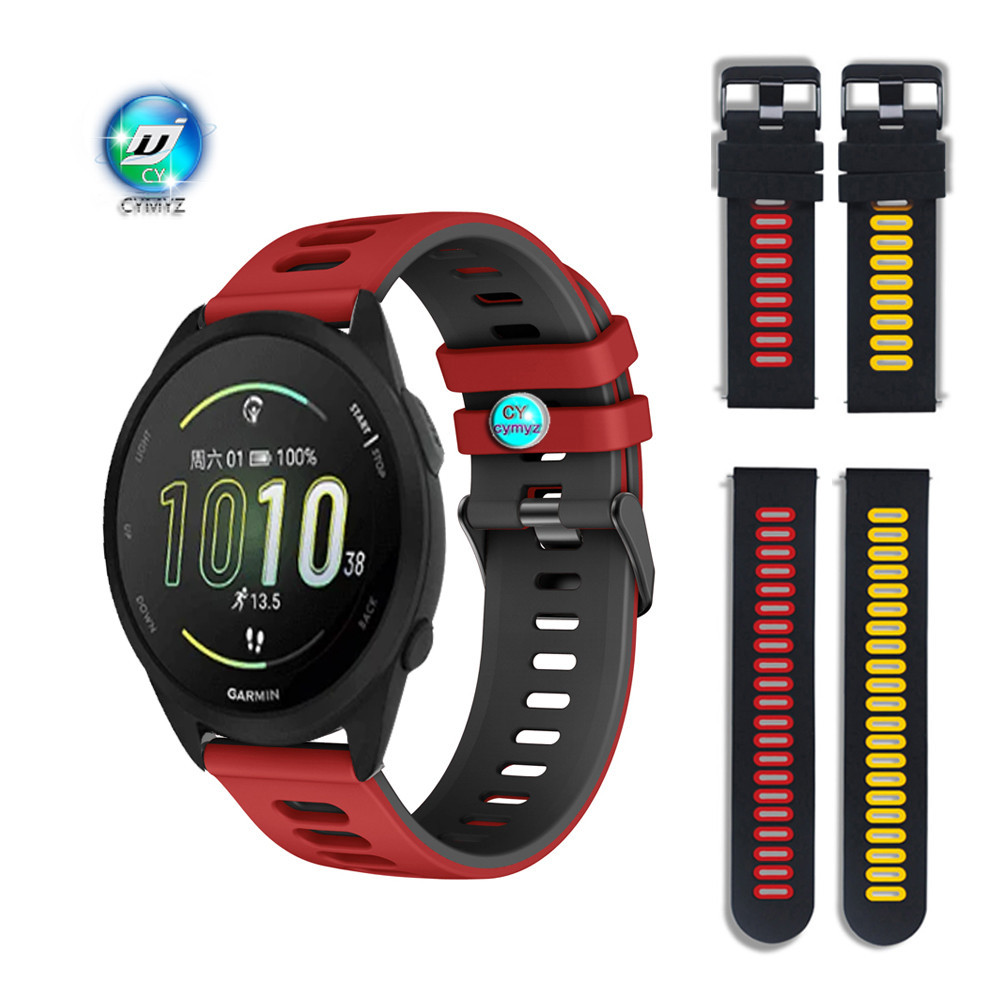 Garmin Forerunner 165 Dây đeo âm nhạc Dây đeo silicon cho Garmin Forerunner 165 Dây đeo thể thao