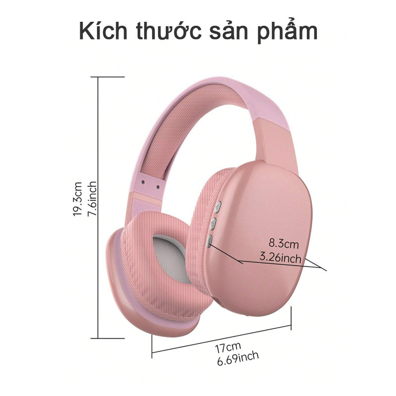 -CLUBLU- Tai Nghe Bluetooth Chụp Tai Gaming HIFI PG02 TWS Không Dây Âm Bass Hai Tai Stereo Có Mic | BigBuy360 - bigbuy360.vn