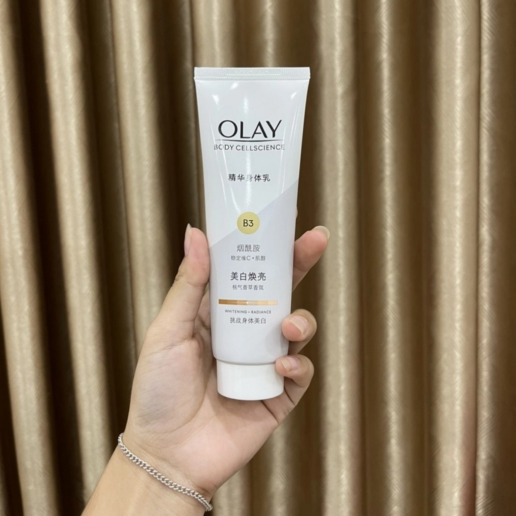 Sữa Dưỡng Thể & Tẩy Da Chết Olay Body B3 + Vitamin E/Vitamin C Optics Glow & Radiance Dưỡng Trắng Da 90ml - 250ml