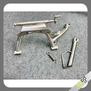 Chân chống đứng + Chống nghiêng INOX ( Tặng kèm lò xo ) cho Vario/Click/PCX/AB125-150-Tây Thành Shop chuyên đ