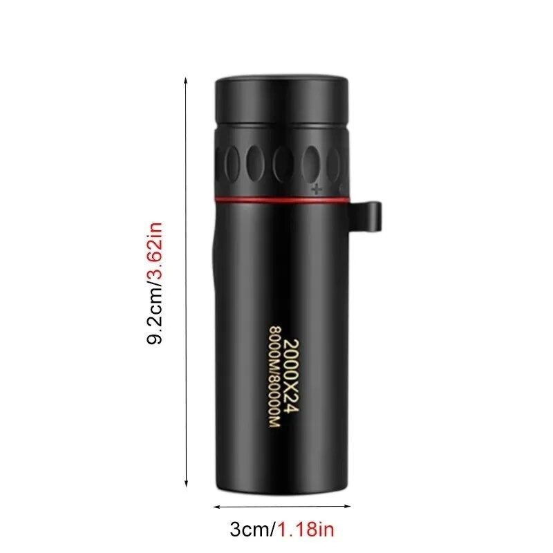 Kính thiên văn một mắt 2000x24 HD Kính thiên văn điện thoại di động Mini di động có giá đỡ Cắm trại ngoài trời Kính thiên văn ngắm chim | BigBuy360 - bigbuy360.vn