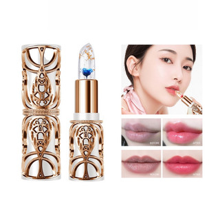 Son dưỡng môi Herorange thạch cánh hoa đổi màu nhiệt độ nước tiểu thạch son môi chống thấm nước son dưỡng môi