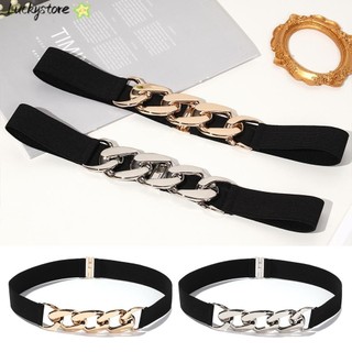 Lucky Thắt Lưng Co Giãn Có Thể Điều Chỉnh Trang Trí Quần Áo Phong Cách Punk Nhiều Màu Sắc Thời Trang Cho Nữ