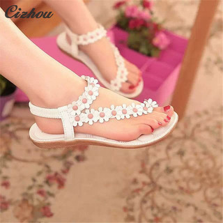 Dép đinh tán Bohemian phẳng thời trang nữ CIZHOU