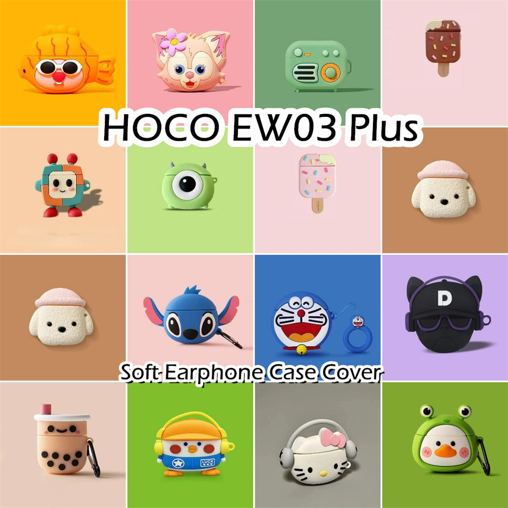 [Giảm giá hấp dẫn] Cho HOCO EW03 Plus ốp tai ng Case Vỏ Bảo Vệ Hộp Sạc Tai Nghe Các mẫu sáng tạo hoạ