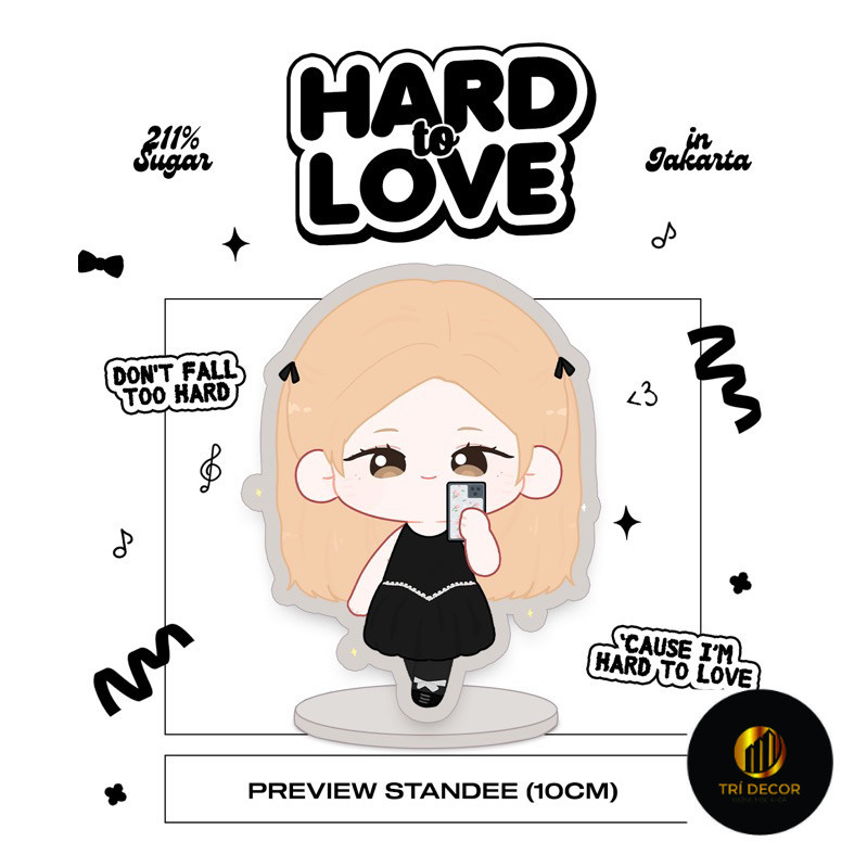 211% sugar | STANDEE ROSÉ HARD TO LOVE IN JAKARTA