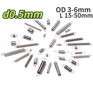 Đường kính dây 0,5mm Đường kính ngoài Chiều dài 4-6mm 15-50mm Lò xo căng nhỏ có móc Lò xo mở Lò xo căng thẳng bằng thép không gỉ 304 Lò xo căng thẳng Lò xo căng thẳng Căng thẳng nhỏ Lò xo căng thẳng ngắn Lò xo căng thẳng