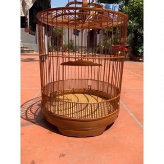 Khung lồng choè bằng 3 vanh 56 nan chất liệu Trúc già màu, nan trúc cật cứng cáp