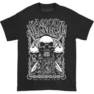 Áo thun Amon AMARTH Bearded Skull Merchandise - Áo thun người lớn - Áo thun nam