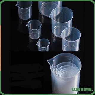 Cốc đo lường có vòi rót và vạch đo thiết kế trong suốt dùng để làm bánh trong nhà bếp/dùng trong phòng thí nghiệm