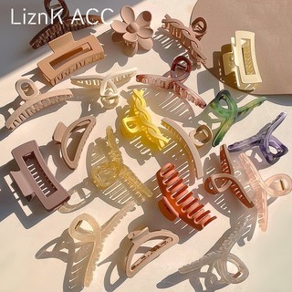Kẹp tóc Acrylic đơn giản Kẹp tóc sang trọng dễ thương Kích thước lớn