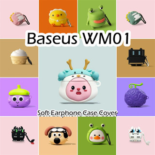 Hàng có sẵn! Cho Baseus WM01 ốp tai ng Case Vỏ Bảo Vệ Hộp Sạc Tai Nghe Phim hoạt hình siêu thú vị Silicone mềm Vỏ Bảo NO.1