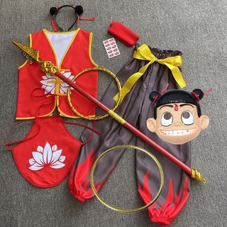 Quần Áo Nezha cos Quần Áo Anime Quần Áo Trọn Bộ Quần Áo 2.23