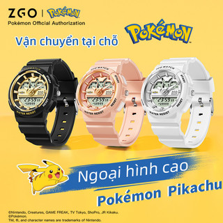 Đồng Hồ nam ZGO x Pokemon Pikachu hai màn hình hiển thị kỹ thuật 8631