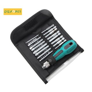 Bộ tuốc nơ vít 9 trong 1 chất lượng cao Bộ tuốc nơ vít 9 trong 1 Dụng cụ bảo trì Dụng cụ tuốc nơ vít tám Bit Bộ di động Túi đựng