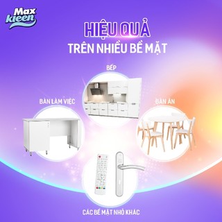 [ CHÍNH HÃNG] Khăn Ướt Lau Bề Mặt Đa Năng MaxKleen (30 miếng khăn lớn )