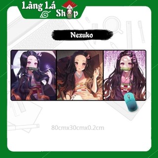 Miếng lót chuột khổng lồ hình anime/Manga Kimetsu No Yaiba - hàng cao cấp bằng cao su thiên nhiên (80 x 30 x 0.2)