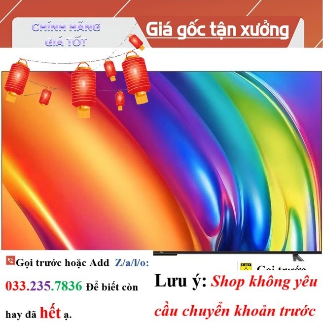 <new> Google Tivi TCL 55P745 4K 55 Inch
