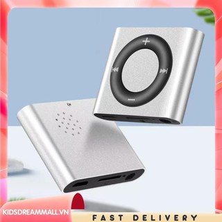   Kidsdreammall.vn  Máy nghe nhạc MP3 kẹp Mini có thẻ TF Loa mở rộng 64G Máy nghe nhạc 180mAh 