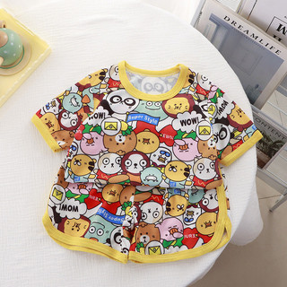 Bộ quần áo mùa hè cho bé trai và bé gái áo phông và quần short mùa hè bộ đồ hai chiếc cho bé trai và bé gái