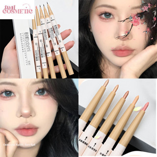 Bút Nhũ Tạo Bọng mắt Hai Đầu Highlight kiêm phấn mắt Tông Màu Nâu Cam Vàng Nhũ HZMBB1417 MS186 [ SUGI Cosmetic ]