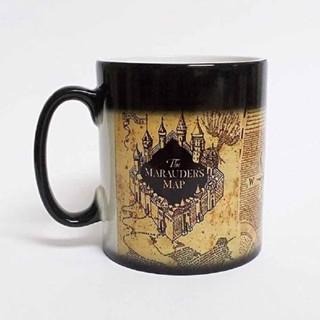 Harry Potter Marauders Map Color Changing Magic Heat Sensitive Cup Coffee Mug

