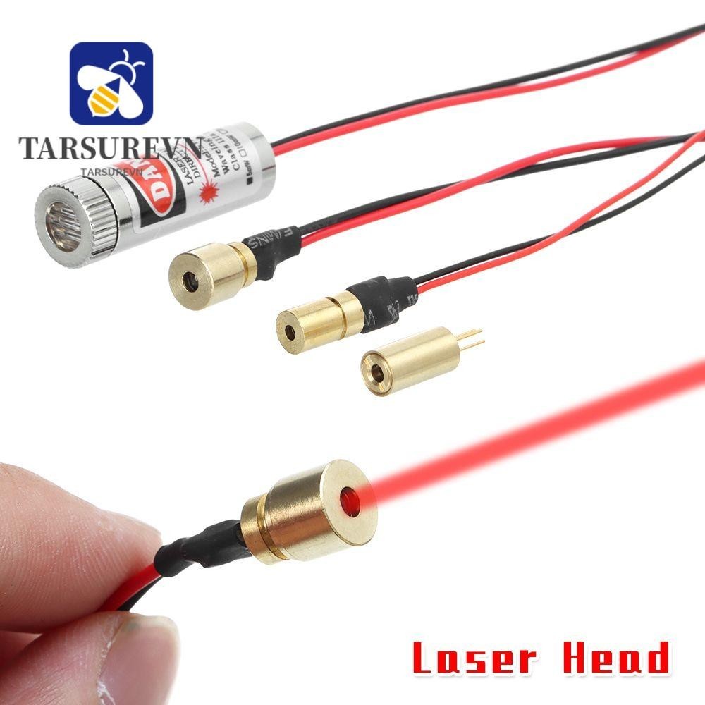 Tarsurevn Point / Line Laser 4 kiểu Đầu mô-đun đầu Diode Laser có thể điều chỉnh Laser