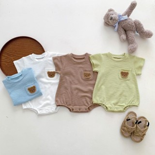 Bộ body ngắn tay bodysuit áo liền quần bộ đồ liền thân Babyshop88vn cho bé trai bé gái M27.2.24-1