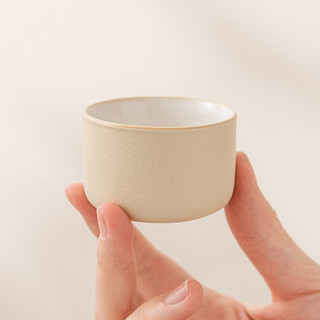 Cốc trà màu be gốm nhỏ cốc trà nướng trà cốc trà hoa cốc gốm cốc master cup single cup hộ gia đình kung fu trà nếm trà cốc cốc trà chuyên dụng cá nhân cốc trà cốc nhỏ