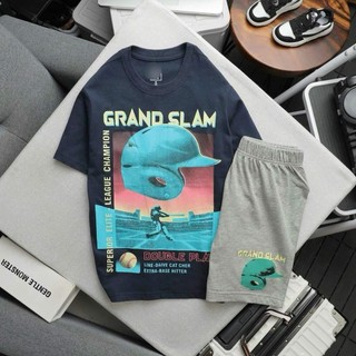 Đồ bộ bé trai size đại g-@-/p xanh đen grandslam
