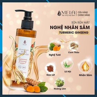 Sữa Rửa Mặt Nghệ Nhân Sâm MELA