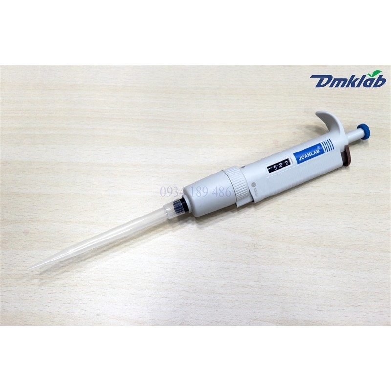 Micropipette hút mẫu đơn kênh 1000 - 5000 microlit - Joanlab