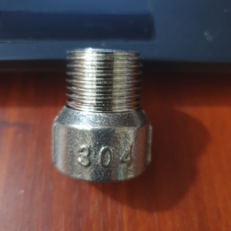 Lơ inox ren 21,lơ đúc hàng xịn chuẩn 304 không rỉ giá 1 lơ giá sỉ