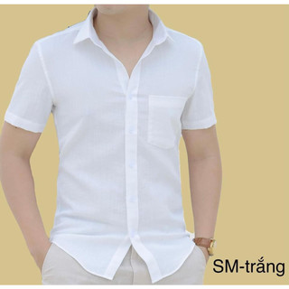 Áo sơ mi nam cổ bẻ cộc tay chất vải mềm mại thoáng mát CAMAVINGA