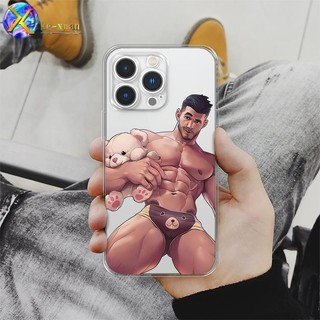 Thích Hợp Cho iphone11 Ốp Lưng Điện Thoại iphone Ôm Gấu Cơ Nam Thích Hợp Cho Apple 14 12 Redmi k60 a96 13u s15 Ngôi Nhà Ngộ nghĩnh Bạn Bè Lừa Vỏ Điện Thoại 47TL