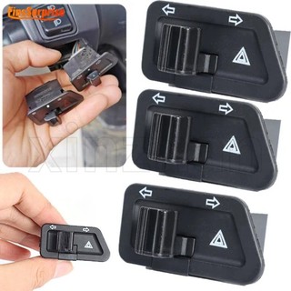 Nút chuyển đổi tín hiệu rẽ xe máy / Nút đèn Flash đôi 3 chân / Xe điện Công tắc tín hiệu khẩn cấp / Dễ dàng lắp đặt phụ kiện động cơ