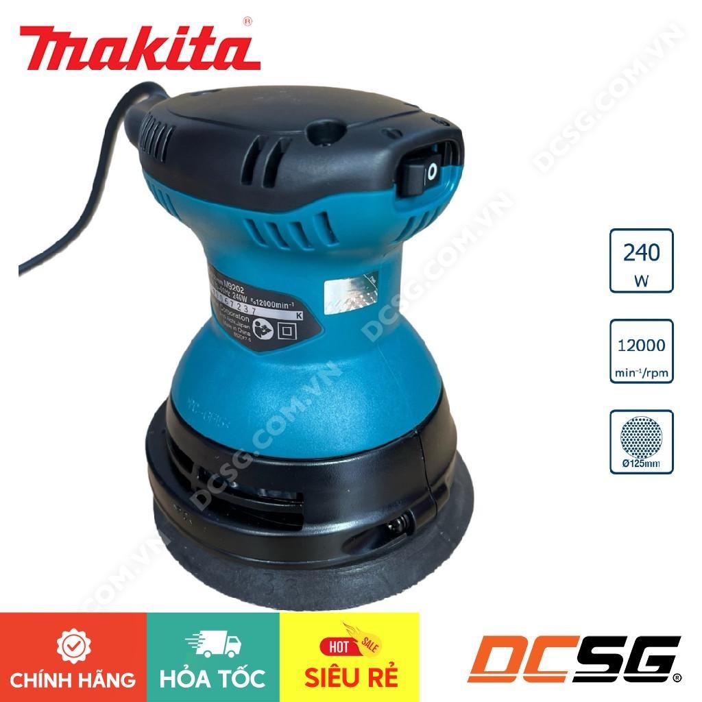 Máy chà nhám quỹ đạo tròn 125mm-240W Makita M9202B | DCSG