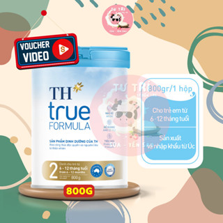 Sữa Bột TH TRUE MILK FORMULA số 2 lon 800g ( 6 - 12 tháng tuổi ) Date 2026