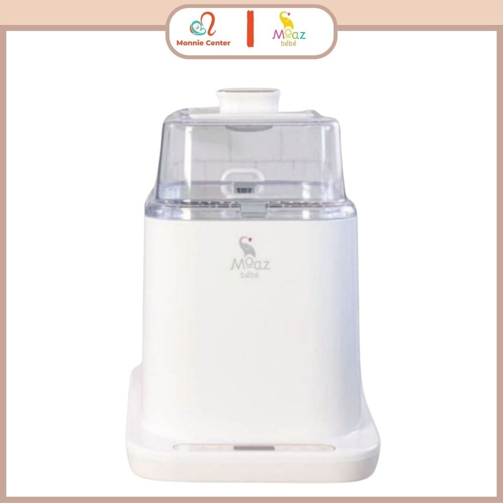 Máy rửa bình sữa Moaz Bebe MB064 kết hợp tiệt trùng sấy khô hơi nước cho bé