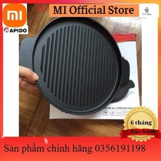 Chảo gang nướng chống dính chính hãng Rapido 24cm, Chảo gang nướng RAPIDO 26cm
